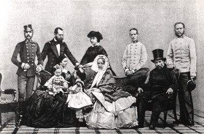 Itävallan keisarillinen perhe, 1860 tekijältä Austrian School