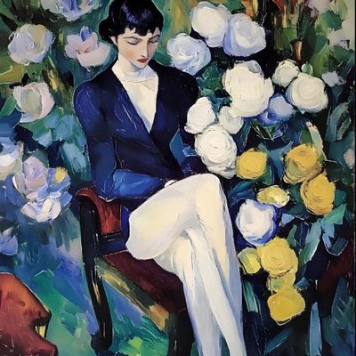 Elegantti naisten puutarha tekijältä Avanesova Elena