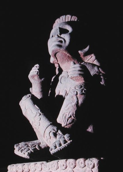 Xochipilli (katso myös 217529), Late Post Classic Period (1300-1521) (kivi) tekijältä Aztec Aztec
