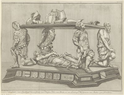 Hautausmuistomerkki Engelbrecht II:lle, Nassau-Dillenburg-Bredan kreiville, 1504 tekijältä B.F. Immink