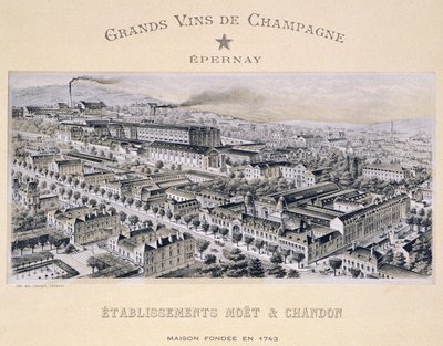 Moet & Chandon -yhtiö, Epernay, La France Vinicole, julkaisija Moet & Chandon tekijältä B. Arnaud