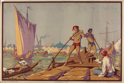 Rangoon Port, sarjasta "Burma: Rikkaiden luonnonvarojen maa" tekijältä Ba Nyan