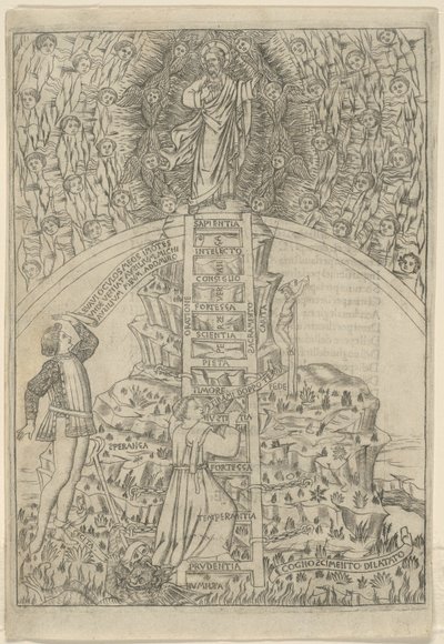 Pyhä vuori, folio 3 Pyhästä vuoresta (Monte Sancto di Dio) tekijältä Baccio Baldini