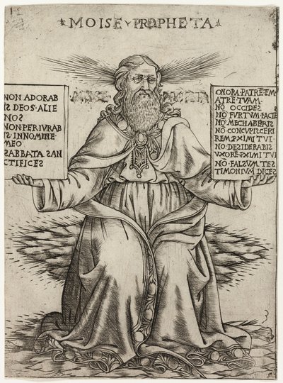 Profeetta Mooses tekijältä Baccio Baldini