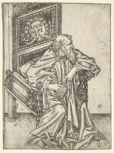 Profeetat: Aamos, n. 1470-1475. tekijältä Baccio Baldini