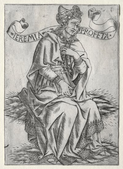 Profeetat: Jeremia, n. 1470-75. tekijältä Baccio Baldini