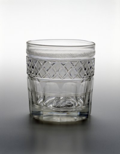 Tumbler, c. 1825 (lyijylasi, jossa sulfidi cameo muotokuva) tekijältä Bakewell and Page