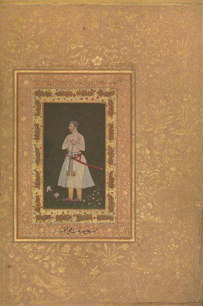 Jahangir Begin, Jansipar Khanin, Folion muotokuva Shah Jahan -albumista, n. 1627 tekijältä Balchand