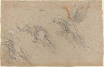 Drapery Studies [recto] tekijältä Baldassare Franceschini