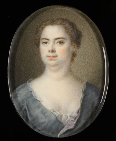 Balthasar Dennerin vaimon Esther Winterin muotokuva tekijältä Balthasar Denner
