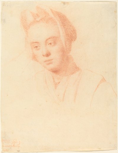 Taiteilijan vaimo Esther tekijältä Balthasar Denner