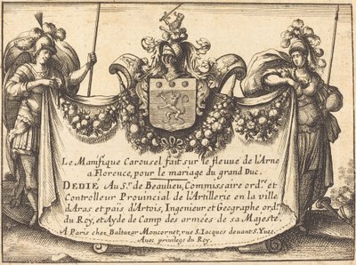 Nimilehti tekijältä Balthasar Moncornet after Remigio Cantagallina
