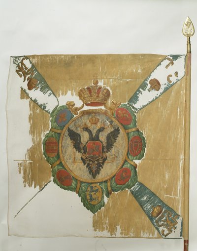 Semenovskin henkivartijarykmentin lippu, 1762 tekijältä Banners and Standards Flags
