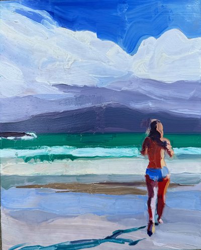 Kerryn kreivikunta, 2023, öljy paneelille tekijältä Barbara Hoogeweegen