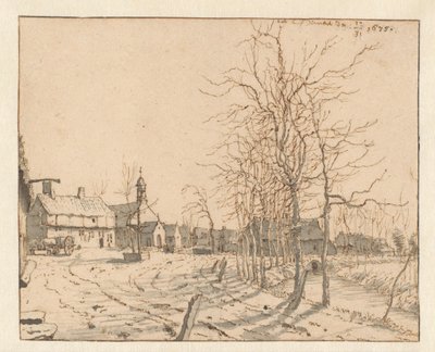Näkymä Gemertistä, Pohjois-Brabantista tekijältä Barend Klotz (attributed to)