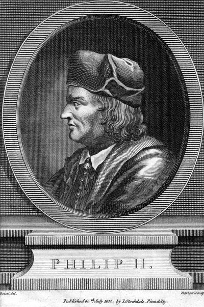 Philip II Ranskalainen, 1812. tekijältä Barlow