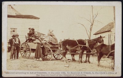 Lähtö vanhalta Homesteadilta, Centreville, Virginia, 1862, Bradys Album Gallerysta, nro 306 (bw kuva) tekijältä Barnard and Gibson