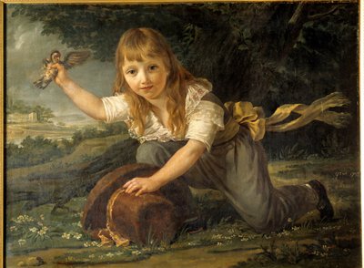 Muotokuva Paulin des Hoursin lapsesta, varakkaan valmistajaperheen perijästä ja Montpellierin tulevasta pormestarista Antoine Jean Grosin (1771-1835) maalaus 1793 su. 0,98x0,74 m Rennes, Musee des Beaux Arts tekijältä Baron Antoine Jean Gros