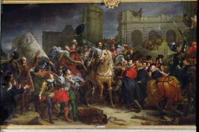 Henri IV:n (1553-1610) saapuminen Pariisiin, 22. maaliskuuta 1594 tekijältä Baron François Pascal Simon Gérard