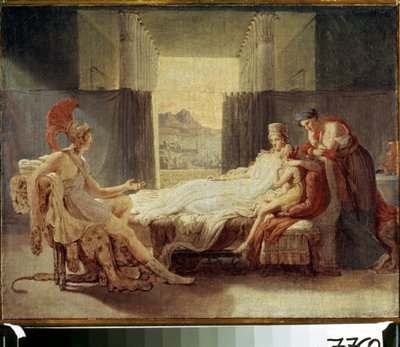 "Aeneas kertoo Didolle Troijan katastrofista" Pierre Narcisse (Pierre-Narcisse) Guerinin (1774-1833) maalaus - Öljy kankaalle - Moskova, Pushkin-museo tekijältä Baron Pierre Narcisse Guerin