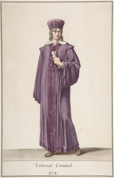 Rikostuomioistuimen tuomari, n. 1798-1799 tekijältä Baron Pierre Narcisse Guerin