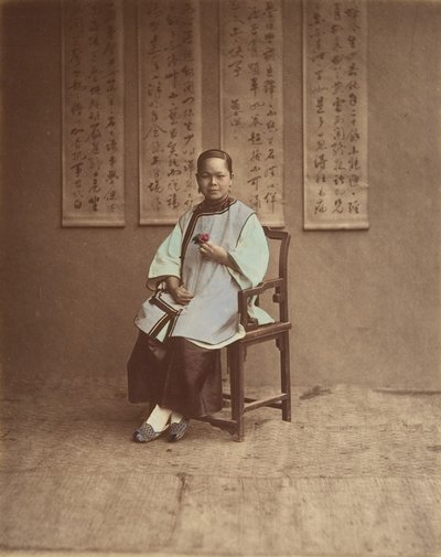 Tyttö Shanghaista 1870-luvulta. tekijältä Baron Raimund von Stillfried