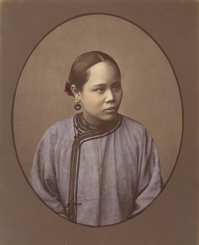 Tyttö Shanghaista 1870-luvulta. tekijältä Baron Raimund von Stillfried