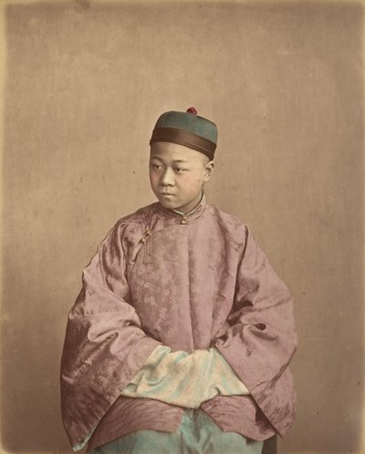 [Nuori kiinalainen herrasmies], 1870-luku. tekijältä Baron Raimund von Stillfried