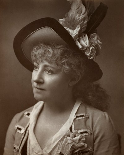 Lydia Thompson, brittiläinen tanssija, näyttelijä ja teatterituottaja, 1886 tekijältä Barraud
