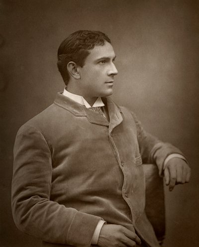 Maurice Barrymore, brittiläinen näyttelijä, 1886 tekijältä Barraud