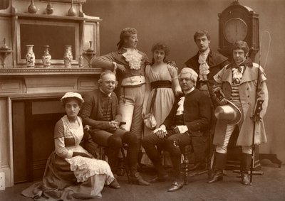 Vaudeville Company in The Road to Ruin, Vaudeville Theatre, Lontoo, 1886 tekijältä Barraud