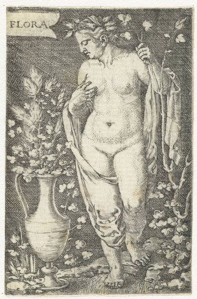 Flora (otsikko esineessä) tekijältä Barthel Beham