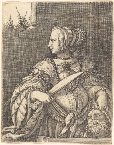 Judith Holofernesin pään kanssa tekijältä Barthel Beham