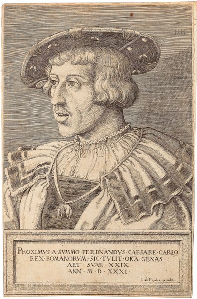 Keisari Ferdinand I:n muotokuva 1503-1564, 1531. tekijältä Barthel Beham