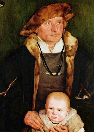 Hans Urmillerin ja hänen poikansa muotokuva tekijältä Barthel Beham