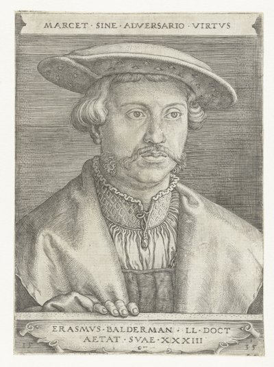 Erasmus Baldermanin muotokuva tekijältä Barthel Beham
