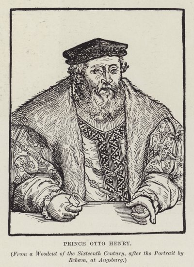 Otto Heinrich, vaaliruhtinas Palatinus tekijältä Barthel after Beham