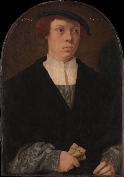 Miehen muotokuva, 1533. tekijältä Bartholomaeus Bruyn the Elder