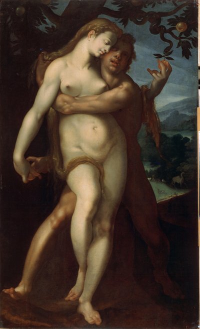 Aatami ja Eeva tekijältä Bartholomaeus Spranger
