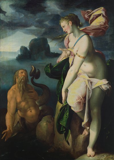 Glaucus ja Scylla tekijältä Bartholomaeus Spranger