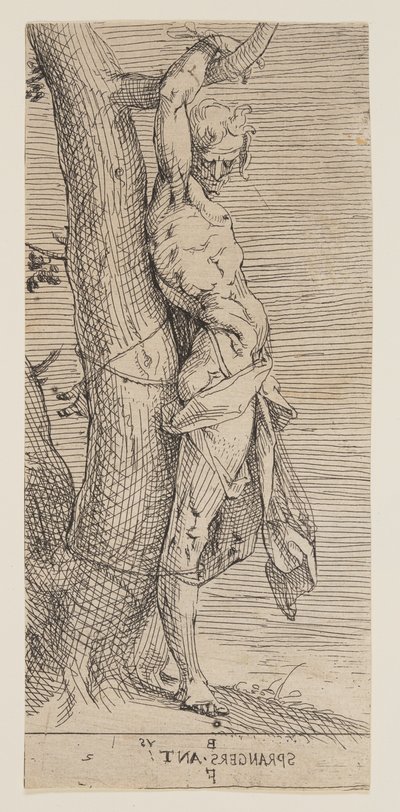 Pyhä Sebastian tekijältä Bartholomaeus Spranger