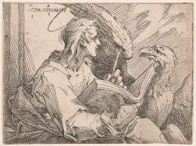 Johannes evankelista tekijältä Bartholomaeus Spranger