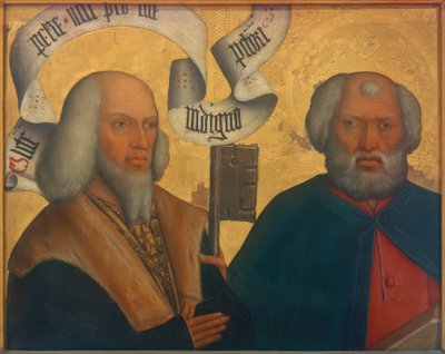 Peter v. Hewen Pyhän Pietarin kanssa tekijältä Bartholomäus Zeitblom