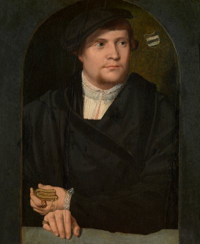 Miehen muotokuva (öljy paneelille) tekijältä Bartholomaeus the Elder Bruyn