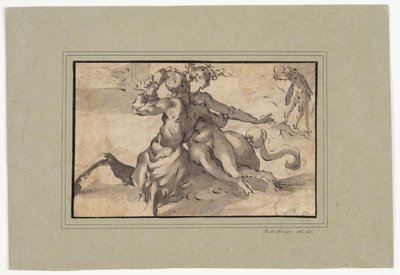 Hercules, Deianira ja Kentaur Nessus tekijältä Bartholomeus Spranger