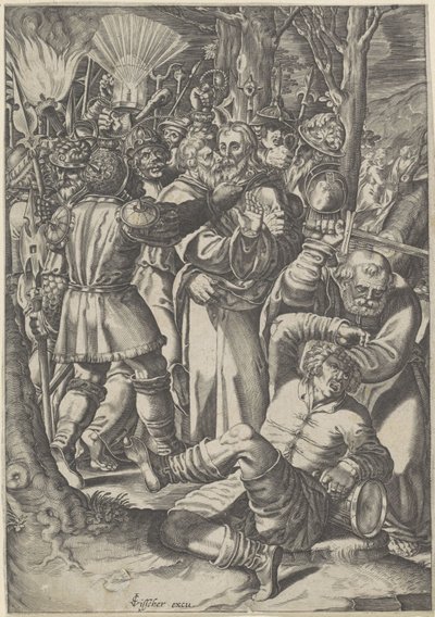 Kristuksen vankeus tekijältä Bartholomeus Willemsz. Dolendo (possibly)