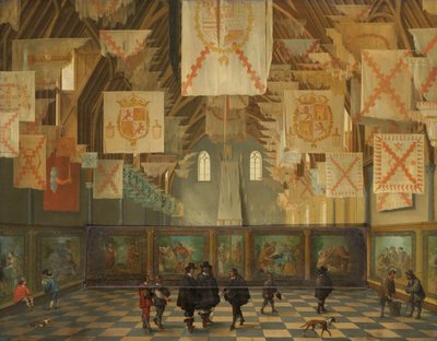 Suuri konventti 1651 Binnenhofin suuri sali Haagissa osavaltioiden suuren yleiskokouksen aikana vuonna 1651 tekijältä Bartholomeus van Bassen