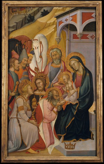The Adoration of the Magi, n. 1390. tekijältä Bartolo di Fredi