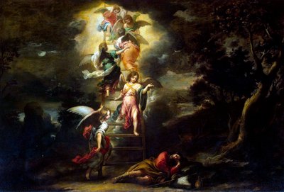 Jaakobin unelma, c1665. tekijältä Bartolomé Esteban Murillo