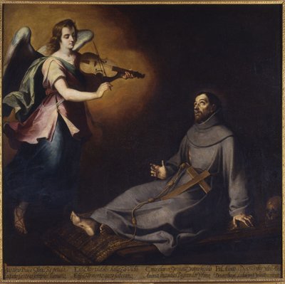 Pyhä Franciscus Assisilainen ekstaasissa, n. 1646. tekijältä Bartolomé Esteban Murillo